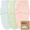 Keababies 3-pack Soothe (wren) Swaddle Wraps