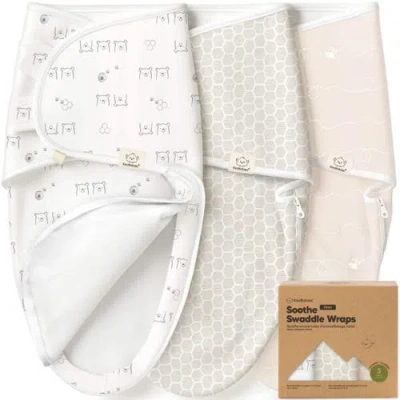 Keababies 3-pack Soothe Zippy Swaddle Wrap In Multi