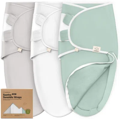 Keababies 3-pack Soothe Zippy Swaddle Wrap In Sage