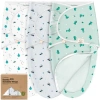 Keababies 3-pack Soothe Zippy Swaddle Wrap In Neutral