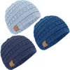 Keababies Kids'  3-pack Warmzy Baby Beanies In Multi