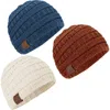 Keababies Kids'  3-pack Warmzy Baby Beanies In Gust
