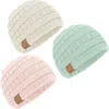 Keababies Kids'  3-pack Warmzy Baby Beanies In Multi