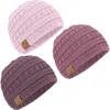Keababies 3-pack Warmzy Baby Beanies In Regalia
