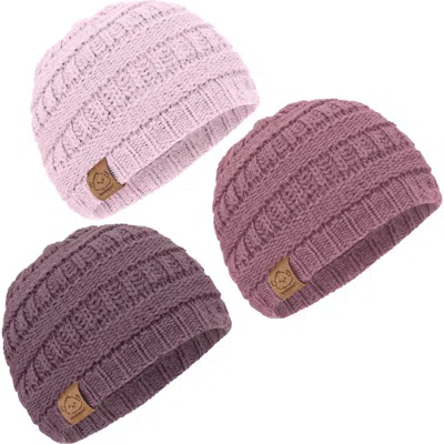 Keababies Kids'  3-pack Warmzy Baby Beanies In Multi