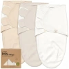 Keababies 3-pack Soothe Swaddle Wraps In Multi