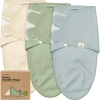 Keababies 3-pack Soothe Swaddle Wraps In Multi