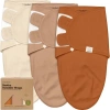 Keababies 3-pack Soothe Swaddle Wraps In Multi