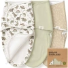 Keababies 3-pack Soothe Zippy Swaddle Wrap In Multi