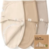 Keababies 3-pack Soothe Zippy Swaddle Wrap In Neutral