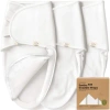 Keababies 3-pack Soothe Zippy Swaddle Wrap In White