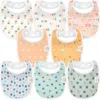 Keababies Kids'  8-pack Baby Drool Bibs In Beach Day