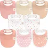 Keababies Kids'  8-pack Baby Drool Bibs In Butterflies