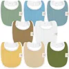 Keababies 8-pack Baby Drool Bibs In Daybreak
