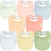 Keababies Kids'  8-pack Baby Drool Bibs In Dew