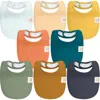Keababies Kids'  8-pack Baby Drool Bibs In Eclipse