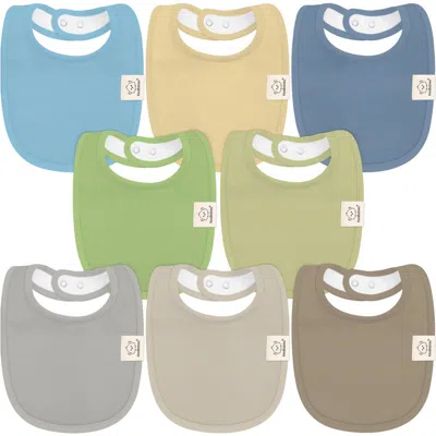 Keababies Kids'  8-pack Baby Drool Bibs In Icelandic