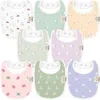 Keababies 8-pack Baby Drool Bibs In Lunaris