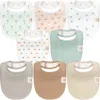 Keababies Kids'  8-pack Baby Drool Bibs In Roarsome