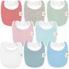 Keababies Kids'  8-pack Baby Drool Bibs In Multi