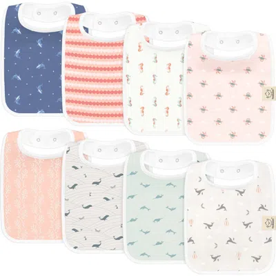 Keababies Kids'  8-pack Coast Drool Bibs