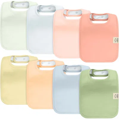 Keababies Kids'  8-pack Coast Drool Bibs In Dew