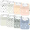 Keababies 8-pack Coast Drool Bibs In Fleur