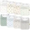 Keababies 8-pack Coast Drool Bibs In Prairie