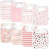 Keababies Kids'  8-pack Coast Drool Bibs In Multi