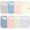 Keababies Kids'  8-pack Hallo Drool Bibs In Multi