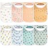 Keababies Kids'  8-pack Hallo Drool Bibs In Beach Day