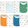 Keababies Kids'  8-pack Hallo Drool Bibs In Builders