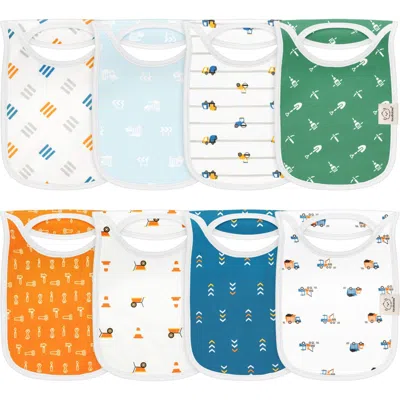 Keababies Kids'  8-pack Hallo Drool Bibs In Multi