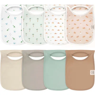 Keababies Kids'  8-pack Hallo Drool Bibs In Roarsome