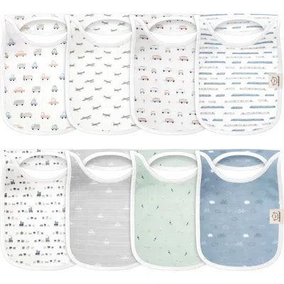 Keababies Kids'  8-pack Hallo Drool Bibs In Vessels