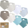 Keababies Kids'  8-pack Lumi Muslin Bandana Bibs