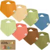 Keababies Kids'  8-pack Lumi Muslin Bandana Bibs