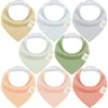 Keababies Kids'  8-pack Quin Bandana Bibs In Dew