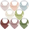 Keababies Kids'  8-pack Quin Bandana Bibs In Moor