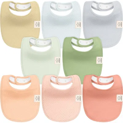 Keababies Kids'  8-pack Quin Drool Bibs In Dew