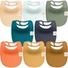 Keababies Kids'  8-pack Quin Drool Bibs In Eclipse