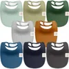 Keababies Kids'  8-pack Quin Drool Bibs In Hunter