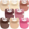 Keababies Kids'  8-pack Quin Drool Bibs In Rosewood