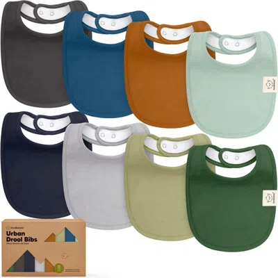 Keababies Kids'  8-pack Baby Drool Bibs In Multi