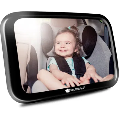 Keababies Baby Car Seat Mirror In Sleek Black