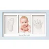 Keababies Baby Handprint & Footprint Keepsake Duo Frame In Mist Blue