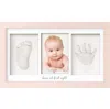 Keababies Baby Handprint & Footprint Keepsake Duo Frame In Petal Pink