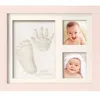Keababies Baby Handprint & Footprint Keepsake Solo Frame In Pink
