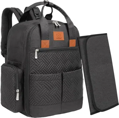 Keababies Babies' Bree Diaper Backpack In Charcoal