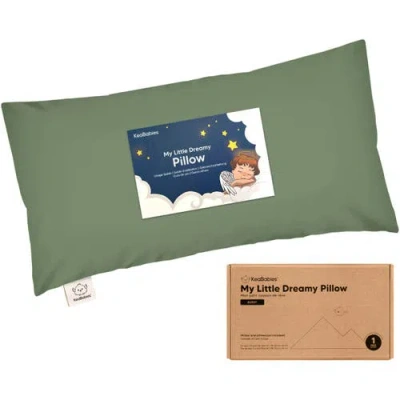 Keababies Buddy Toddler Pillow In Green